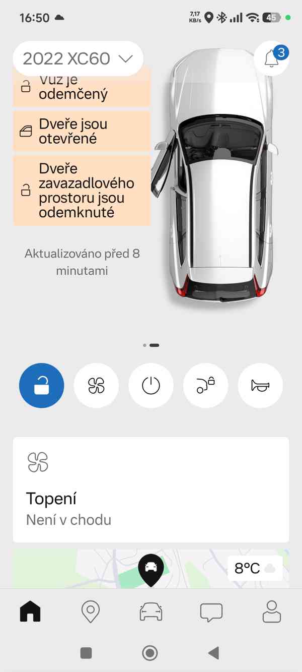 Volvo XC60 AWD, 4/2022, B4 diesel, nezávislé topení, tažné z - foto 21