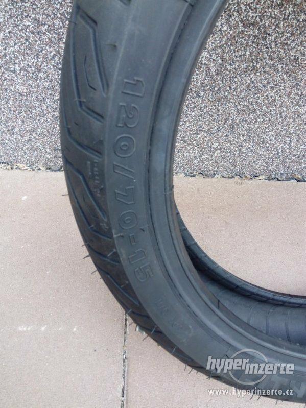 Prodám Nová přední pneu na moto či skútr Michelin city grip - foto 6