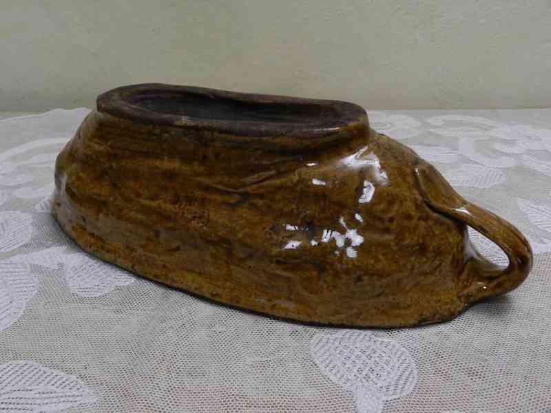Vzácná biedermeier kameninová forma na pečení Miminko - foto 6