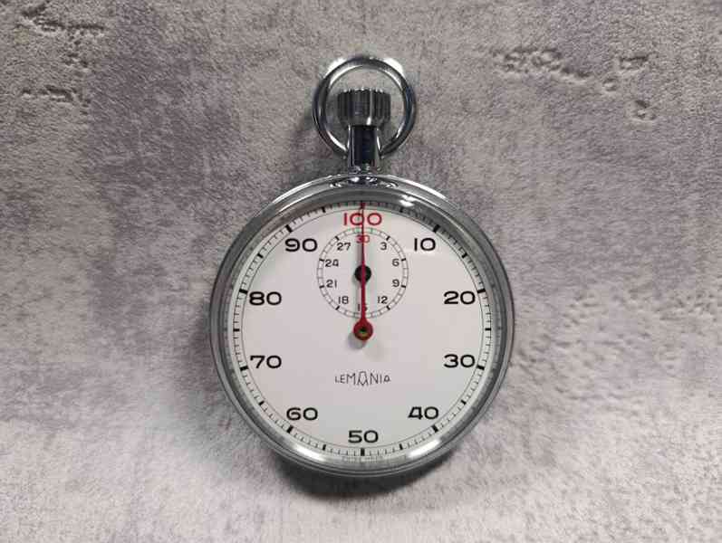 Vojenské švýcarské stopky LEMANIA do sbírky  - foto 3