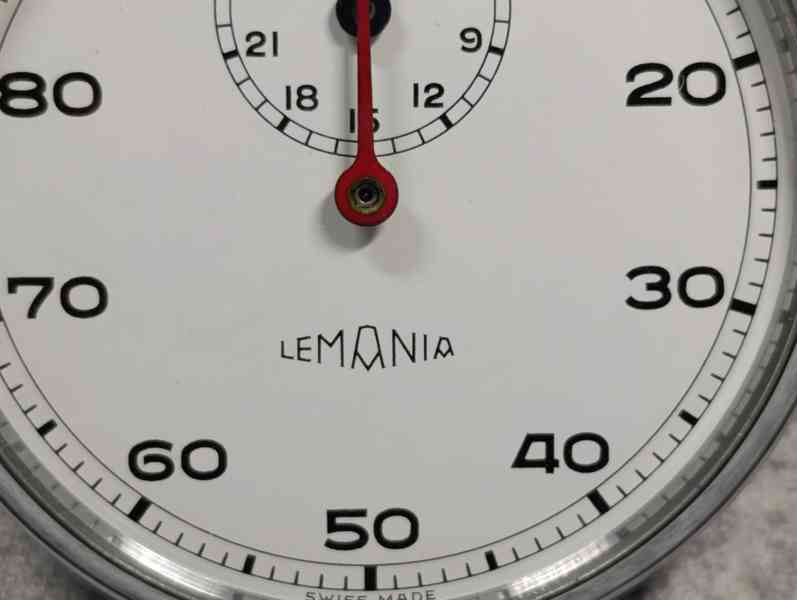 Vojenské švýcarské stopky LEMANIA do sbírky  - foto 4