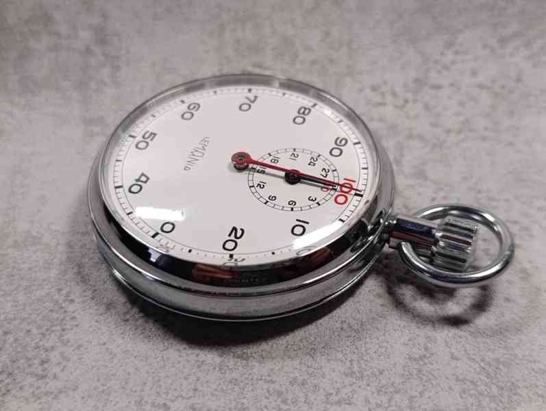 Vojenské švýcarské stopky LEMANIA do sbírky  - foto 8