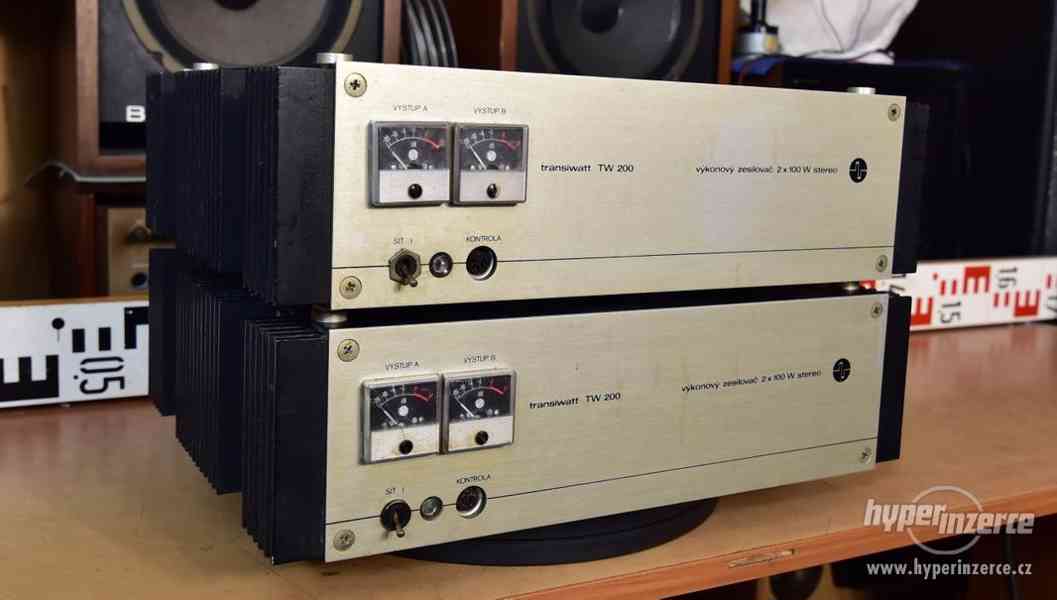 Transiwatt TW 200 stereo - unikátní zesilovač, výr.č. 009 - foto 1