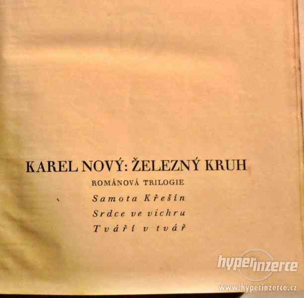 Karel Nový - Železný kruh trilogie r.v. 1932 - foto 3