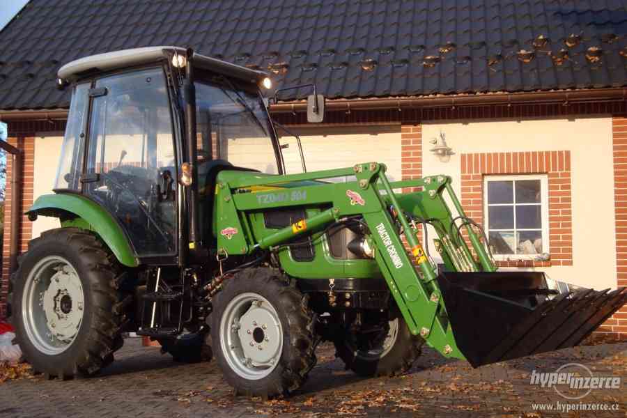 Nový traktor CHERY CR504 s čelním nakladačem a kabinou - foto 6