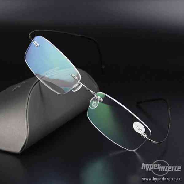 Titanové dioptrické brýle na čtení - čtecí brýle +1,5 diopt. - foto 4