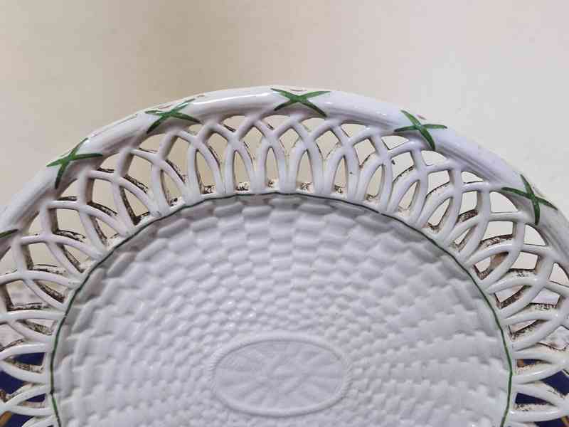 Kameninový prolamovaný Talíř Stará Role A Nowotny Carlsbad - foto 3