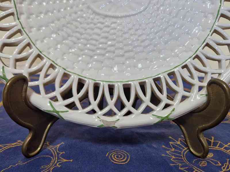 Kameninový prolamovaný Talíř Stará Role A Nowotny Carlsbad - foto 2