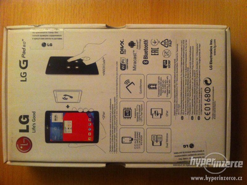 Nový tablet LG G PAD V490+flash card - foto 5