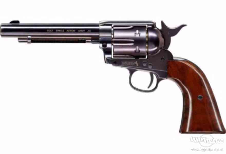 Vzduchový revolver Colt Single Action Army SAA .45 černý - foto 1