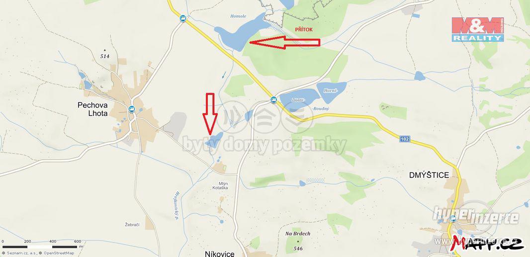 Prodej vodní plochy, Hrejkovice, Níkovice - foto 2