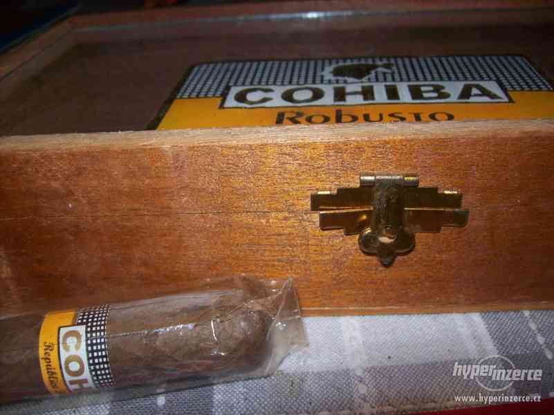 Cohiba,  originál krabice od doutníků i s jedním doutníkem - foto 4