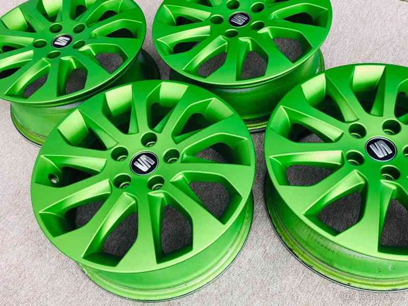 5x112 R16 originál disky Seat Leon / Toledo - TOP STAV - foto 9