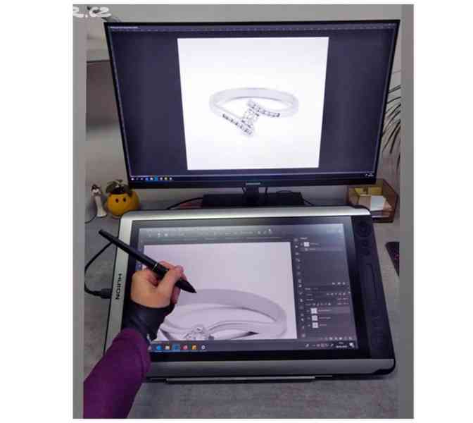 Grafický tablet s monitorem "Huion Kamvas 16" - foto 10