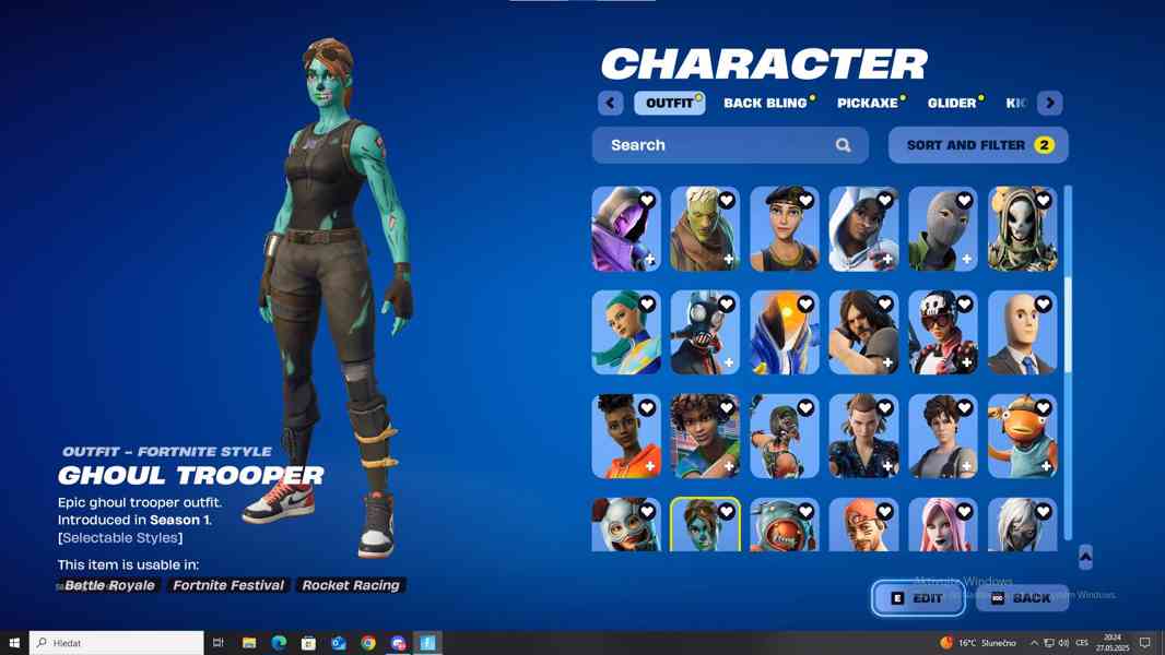 nabizim fortnite ucet pres 300 skinu - foto 3