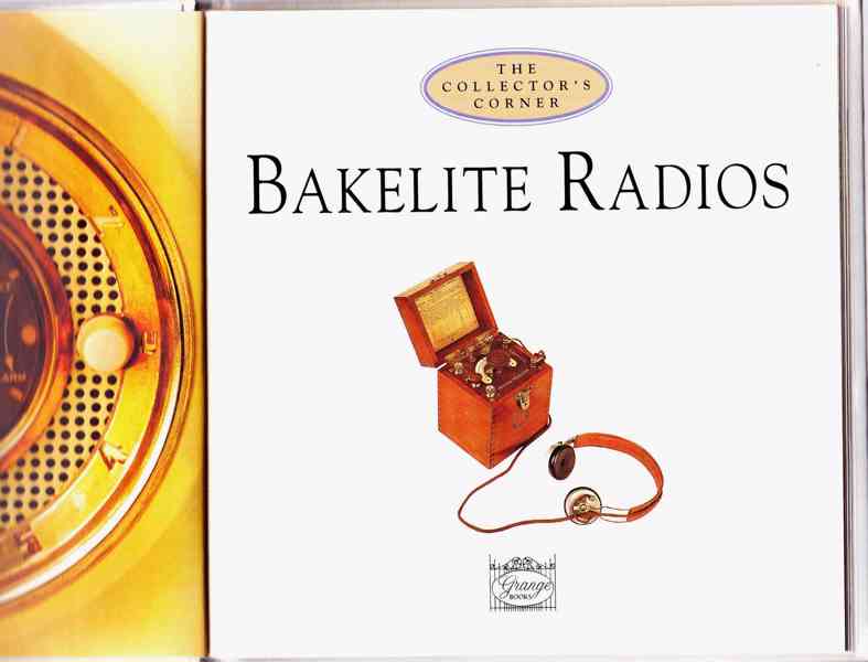 Kniha Bakelite Radios (Bakelitová rádia), stará rádia - foto 3