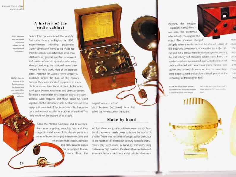 Kniha Bakelite Radios (Bakelitová rádia), stará rádia - foto 6