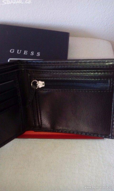 GUESS pánská peněženka černá. - foto 4
