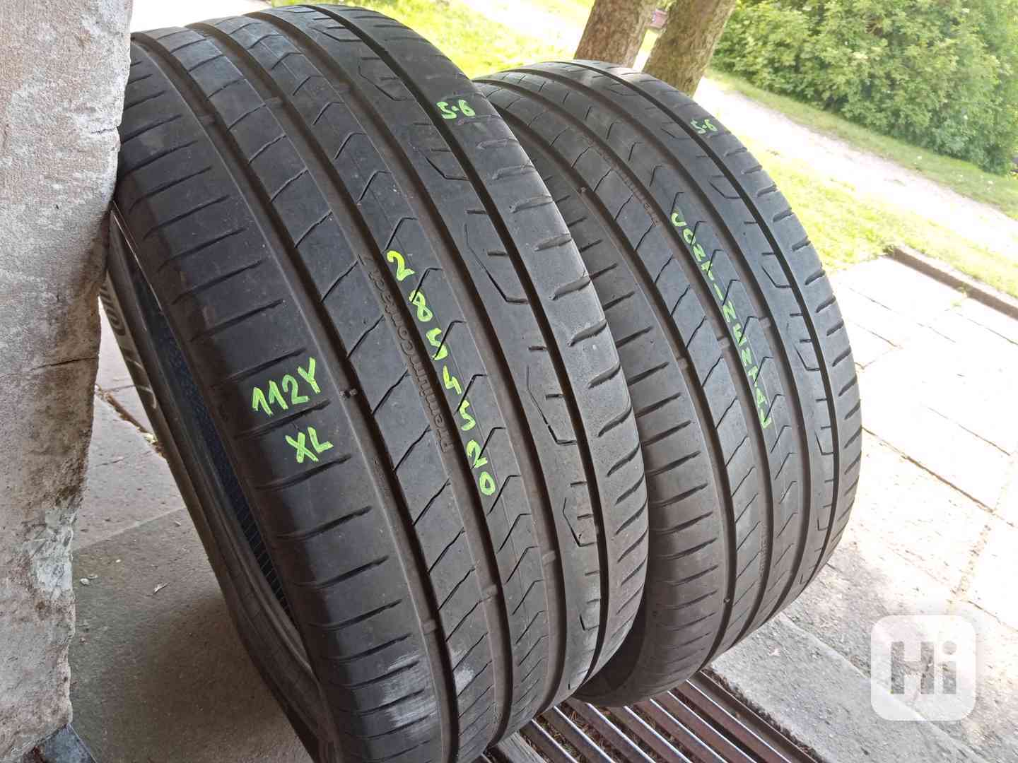 Letní pneu 2kusy 285/45/20 vzorek 80% CONTINENTAL - dobírka - foto 1