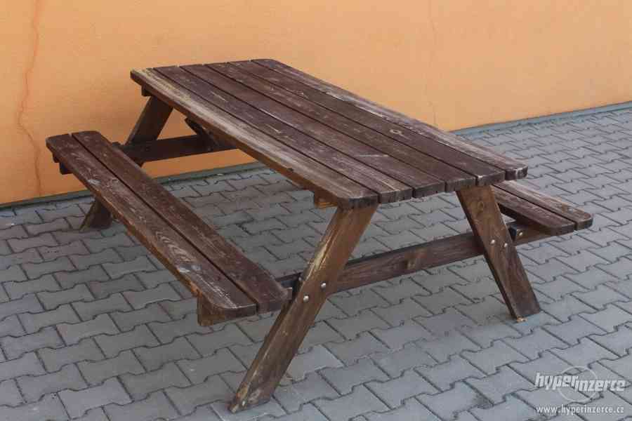 Prodám pivní sety, lavice se stolem - foto 4