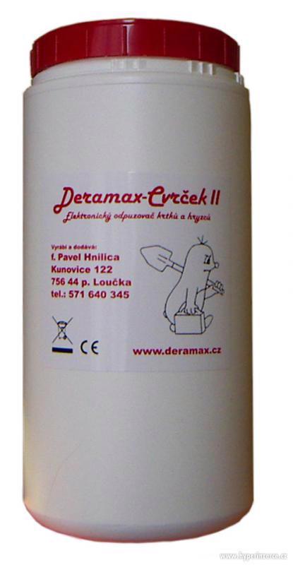 Deramax-Cvrček - elektronický odpuzovač (krtek, hryzec, rejs - foto 1