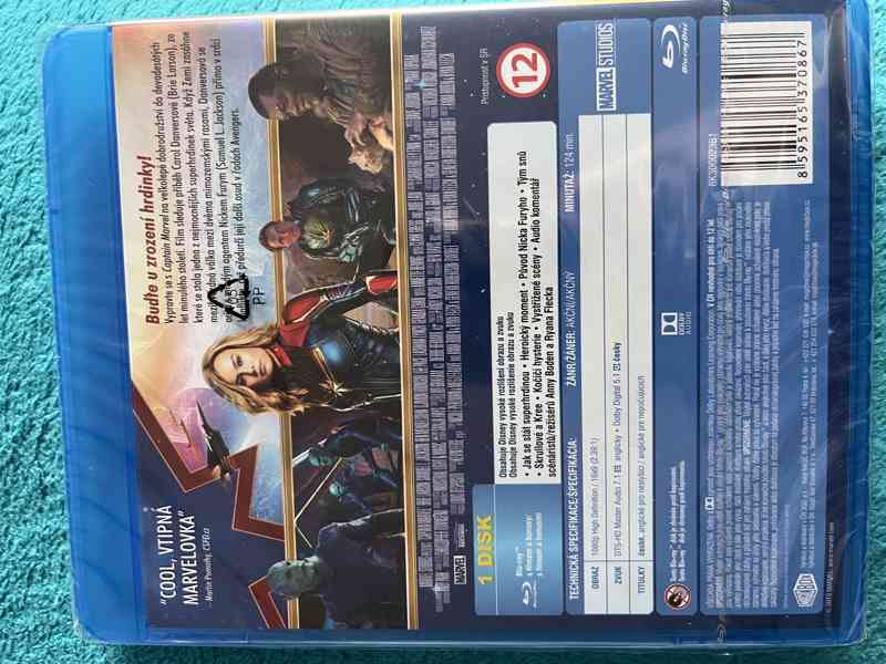 Captain Marvel NOVÉ Blu-ray Disc - foto 2