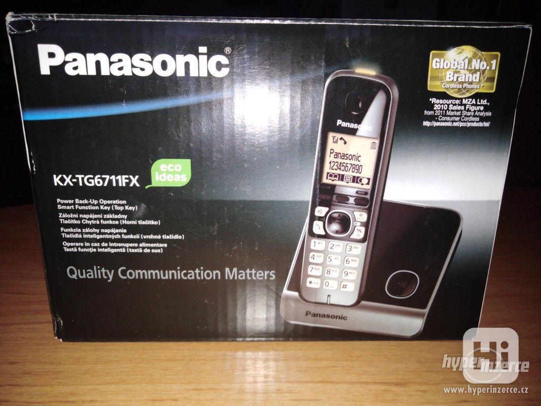 Telefon pro pevnou linku bezdrátový DUOSET Panasonic - foto 1