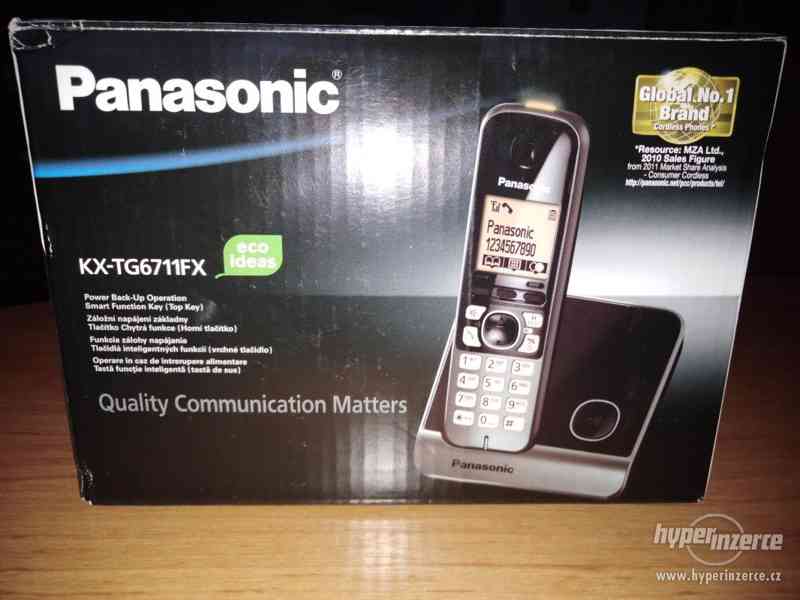 Telefon pro pevnou linku bezdrátový DUOSET Panasonic - foto 1