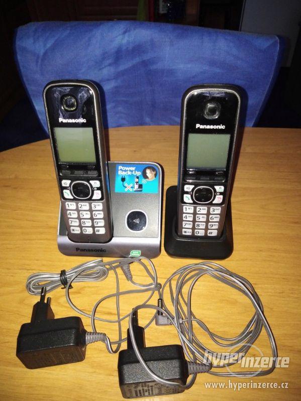Telefon pro pevnou linku bezdrátový DUOSET Panasonic - foto 2