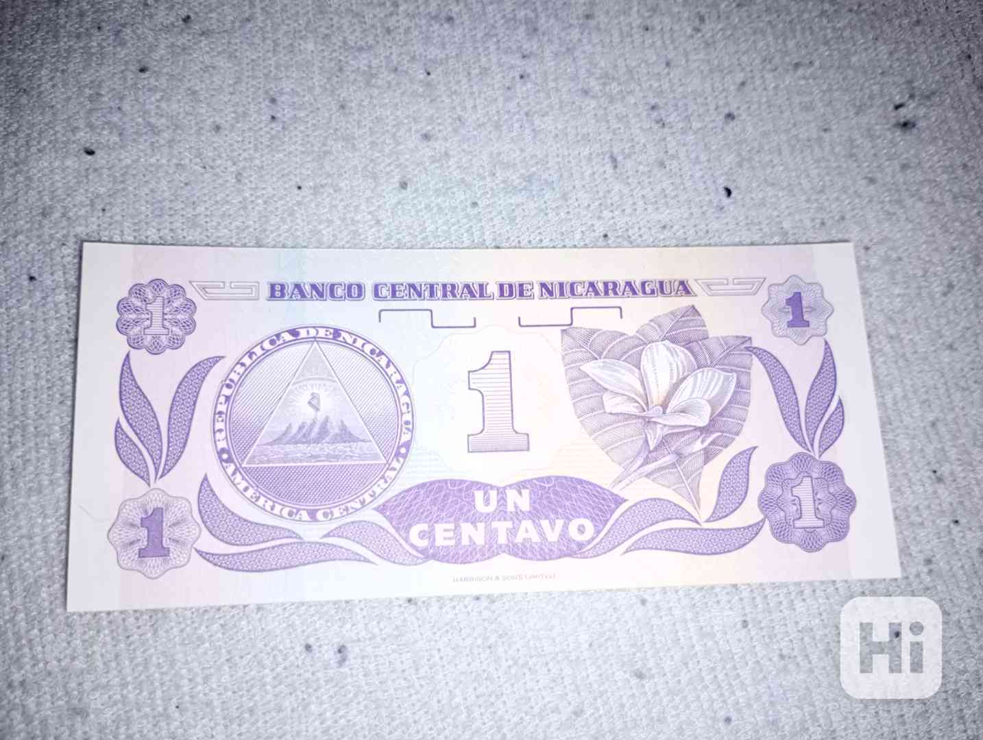 Nicaragua bankovka - foto 1