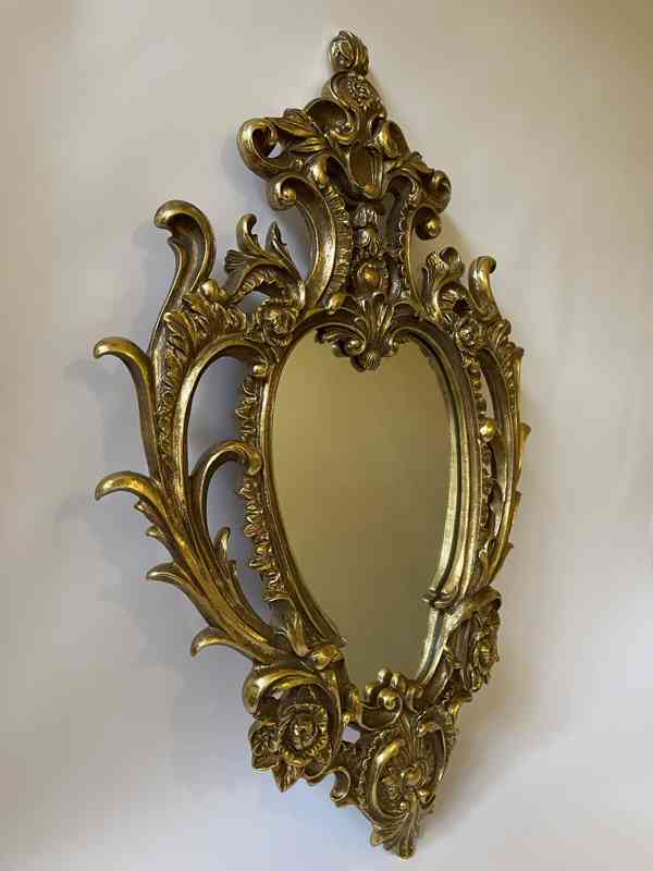 Andělé - zlaté zámecké zrcadlo - foto 2