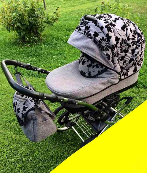Kočárek:Babylux Margaret- Largo.Hluboký. Autosedačka+Brašna  - foto 7