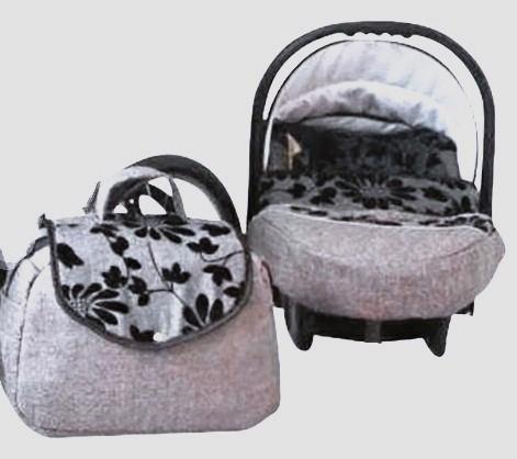 Kočárek:Babylux Margaret- Largo.Hluboký. Autosedačka+Brašna  - foto 14