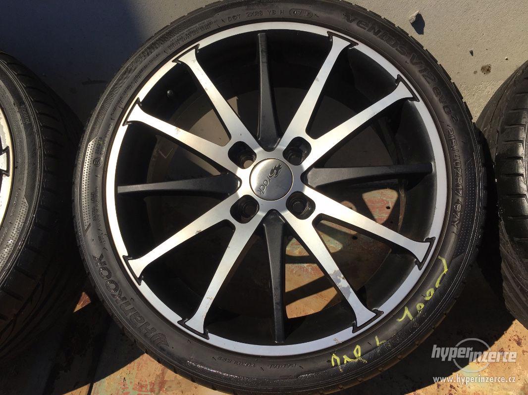 4x100 R17 - alu letní sada 215/40 R17- vozek 6mm - bazar - Hyperinzerce.cz