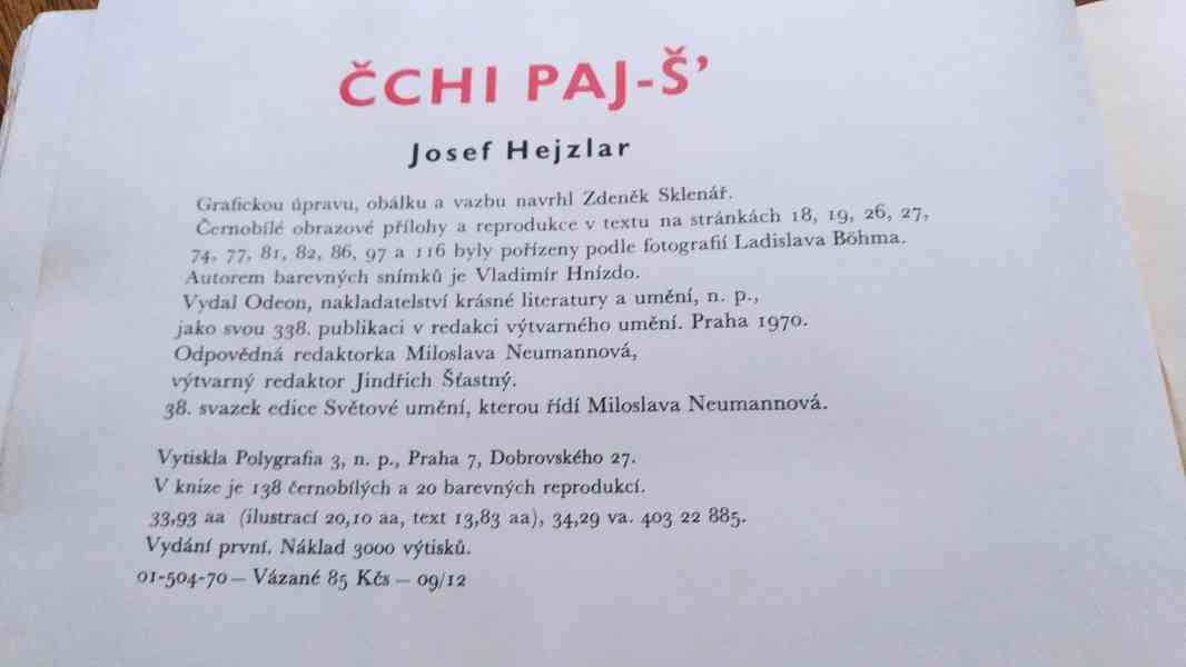 Čchi Paj-š' (Josef Hejzlar, 1970) - foto 12