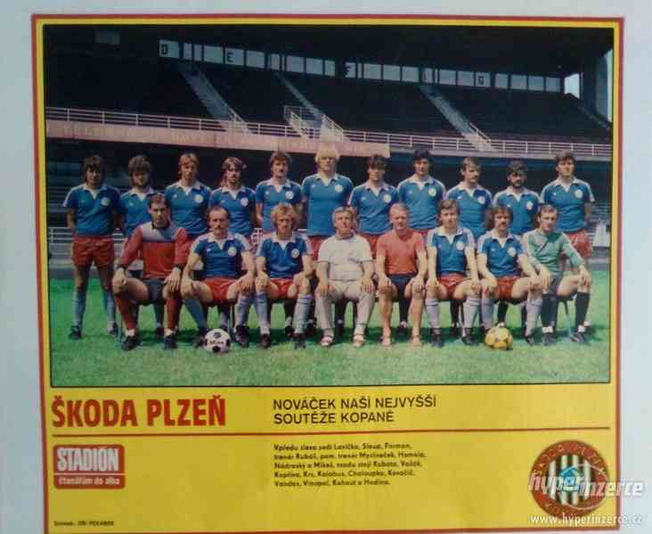 Škoda Plzeň - fotbal - čtenářům do alba 1986 - foto 1