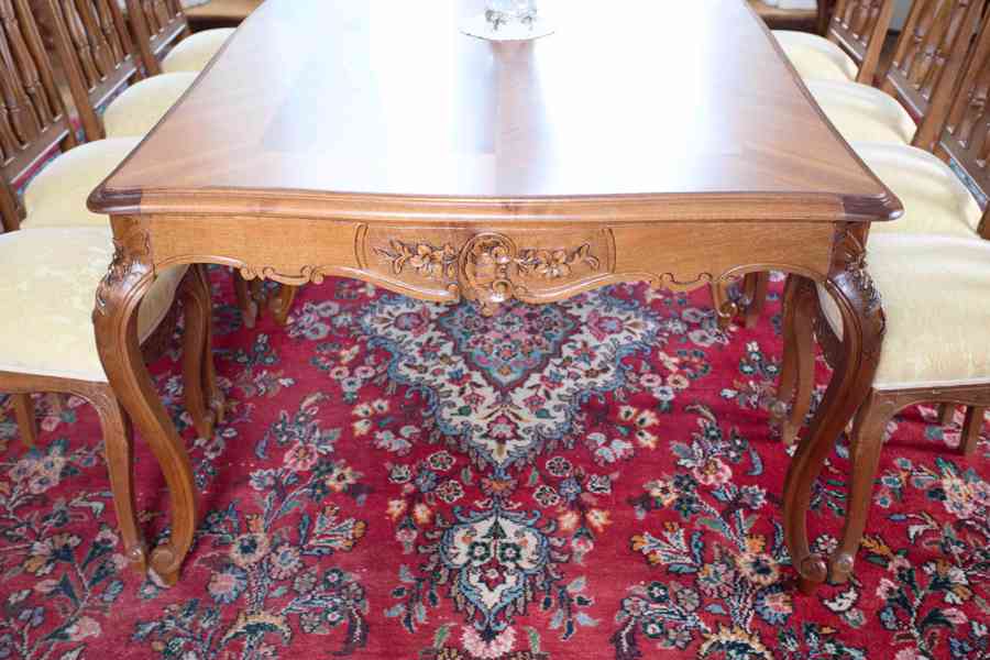 Velký jídelní stůl Ludvík XV - foto 4
