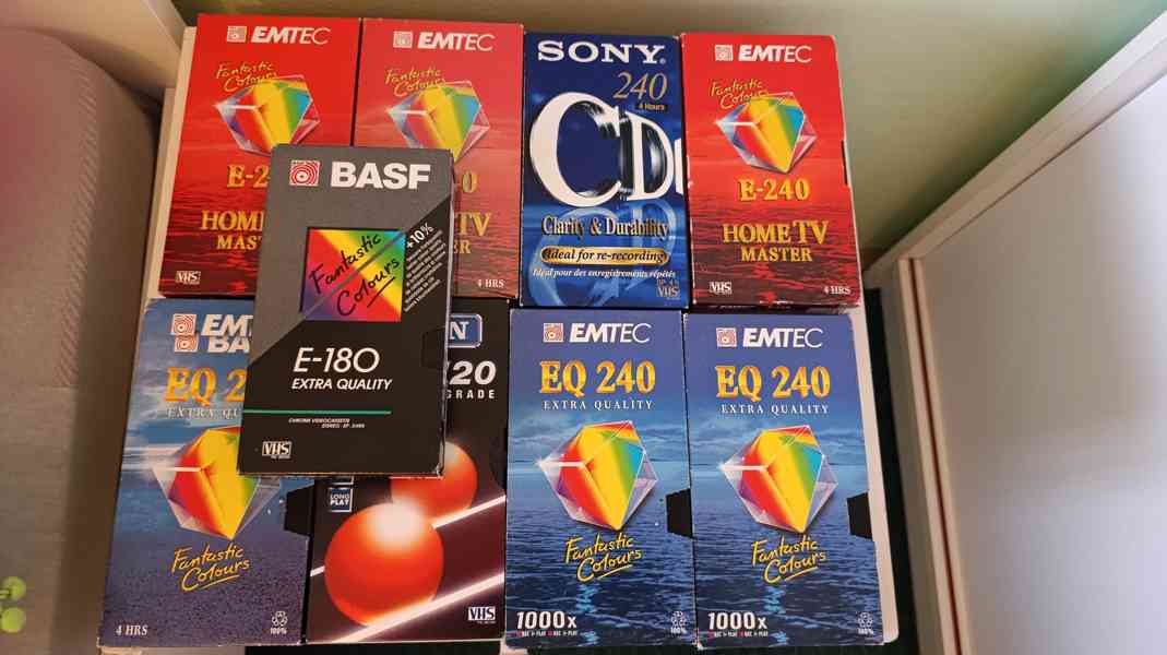VIDEOKAZETY VHS-TDK, BASF, SONY - foto 2