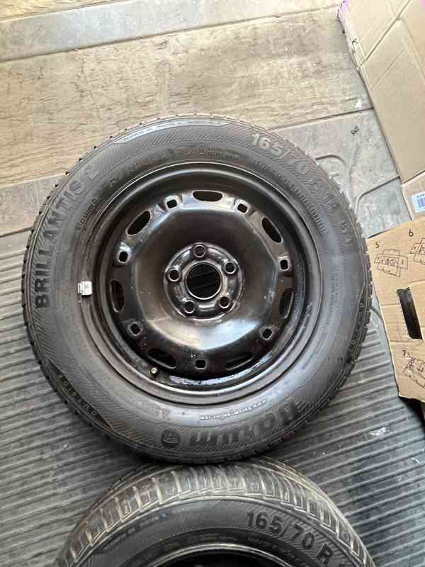 Dvě letní kola ŠKODA FABIA, 2x pneu s diskem - foto 2