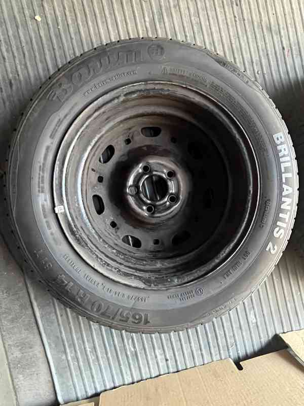 Dvě letní kola ŠKODA FABIA, 2x pneu s diskem - foto 7