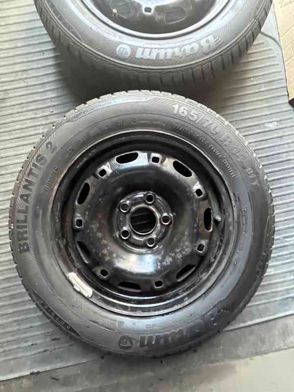 Dvě letní kola ŠKODA FABIA, 2x pneu s diskem - foto 3