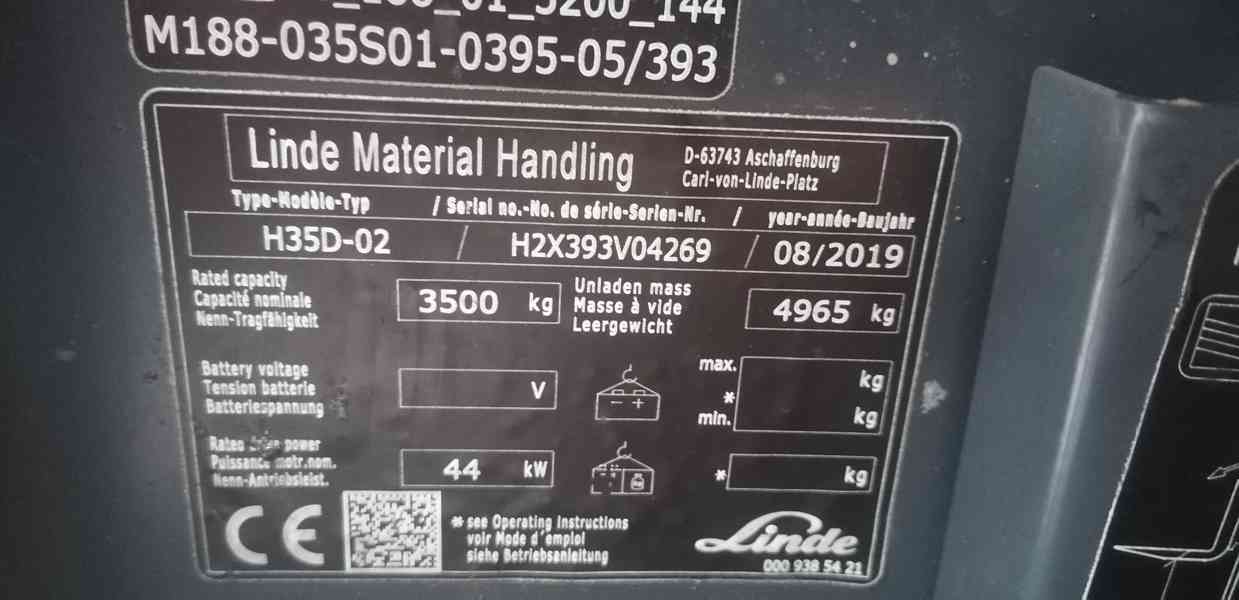 LINDE H35D-02 hydraulicky roztažné a výsuvné vidle + BP - foto 10