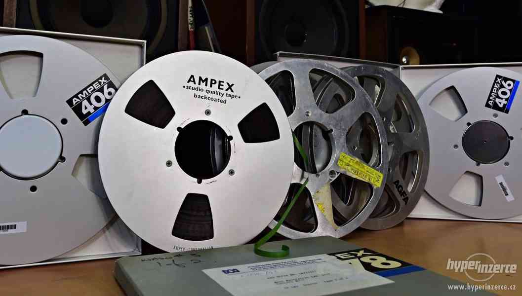Ampex Studio Tape - zajímavá páska a Alu cívky - foto 1