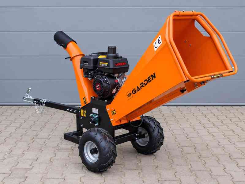 Benzínový štěpkovač TB Garden GS1500 15 HP 12 cm - foto 3