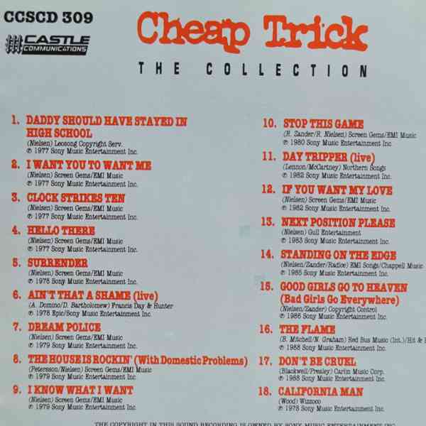 CD - CHEAP TRICK / The Collection - foto 2