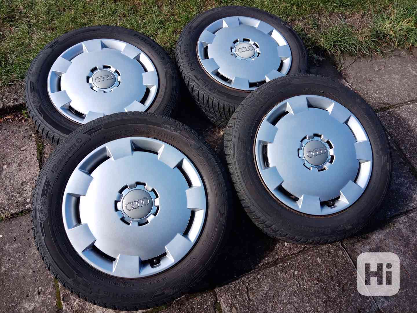 Zimní kola 16ky 5x112 pneu 95% Audi Vw Seat Škoda - dobírka - foto 1