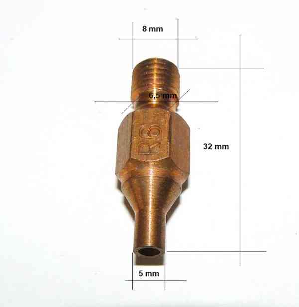 Hubice (špičky)svařovací AC, řezací R, RNL - sváření (NOVÉ ) - foto 4