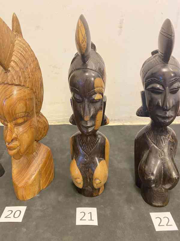 Africké masky - originální - foto 22