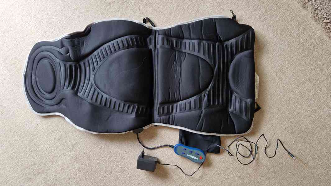 Masážní podložka vibrace + vyhřívání - foto 3