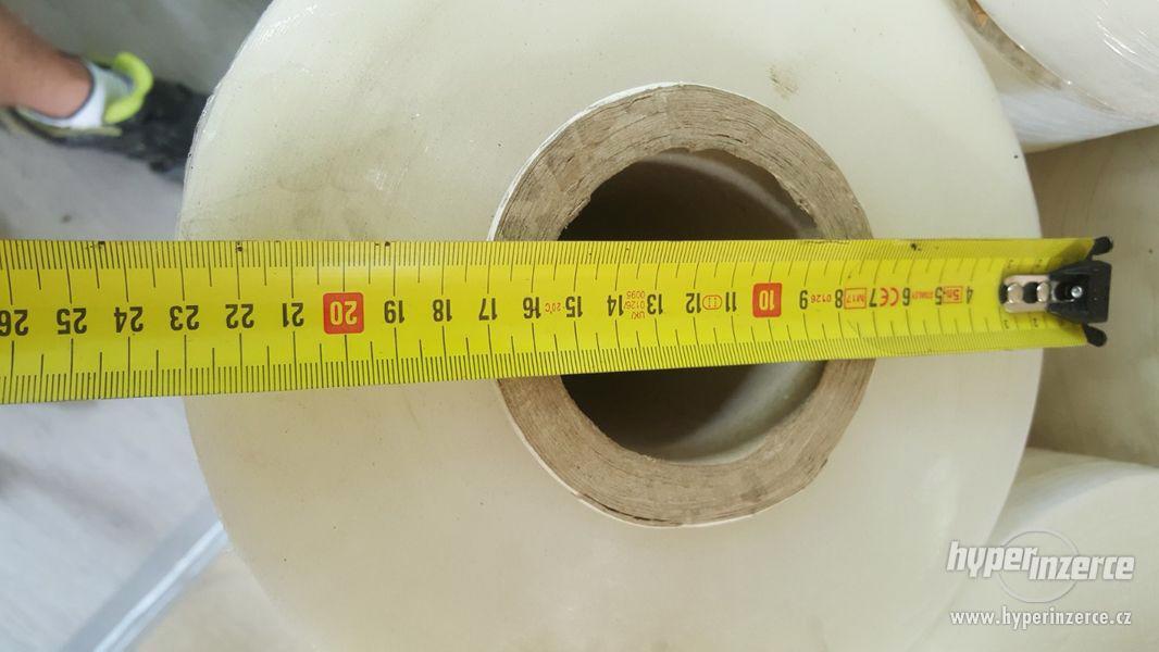 6x STRETCH FOLIE - STROJNÍ BÍLÁ- role cca kolem 15 kg - foto 1